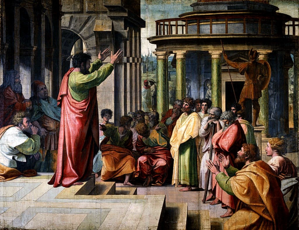 Paolo predica ad Atene - Victoria and Albert Museum, Londra